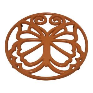 Pioneer Woman Butterfly Enamled Cast Iron Trivet – Timeless Beauty Yellow
